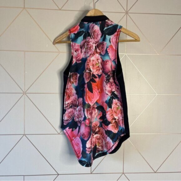 Lululemon Hot Hitter Sleeveless Polo II Secret Garden - Picture 2 of 6